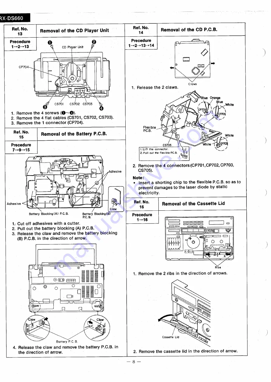 Panasonic RX-DS660 Скачать руководство пользователя страница 8