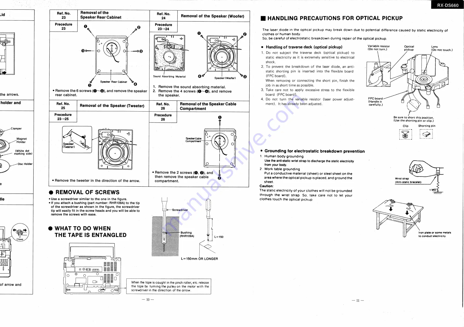 Panasonic RX-DS660 Service Manual Download Page 10