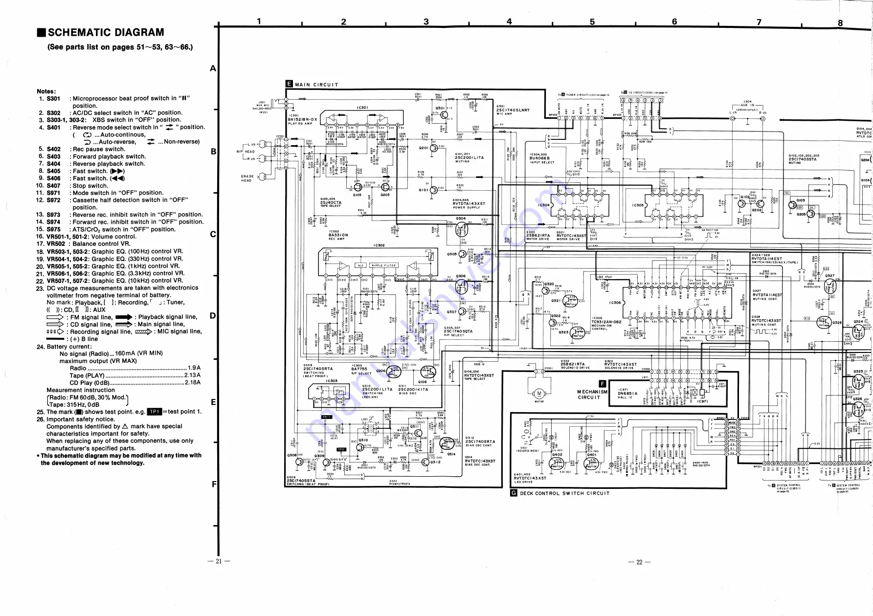 Panasonic RX-DS660 Service Manual Download Page 17