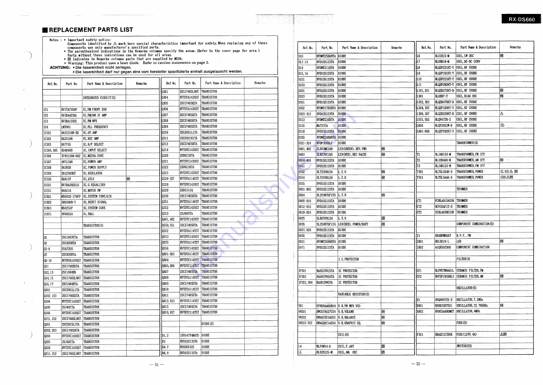 Panasonic RX-DS660 Скачать руководство пользователя страница 38