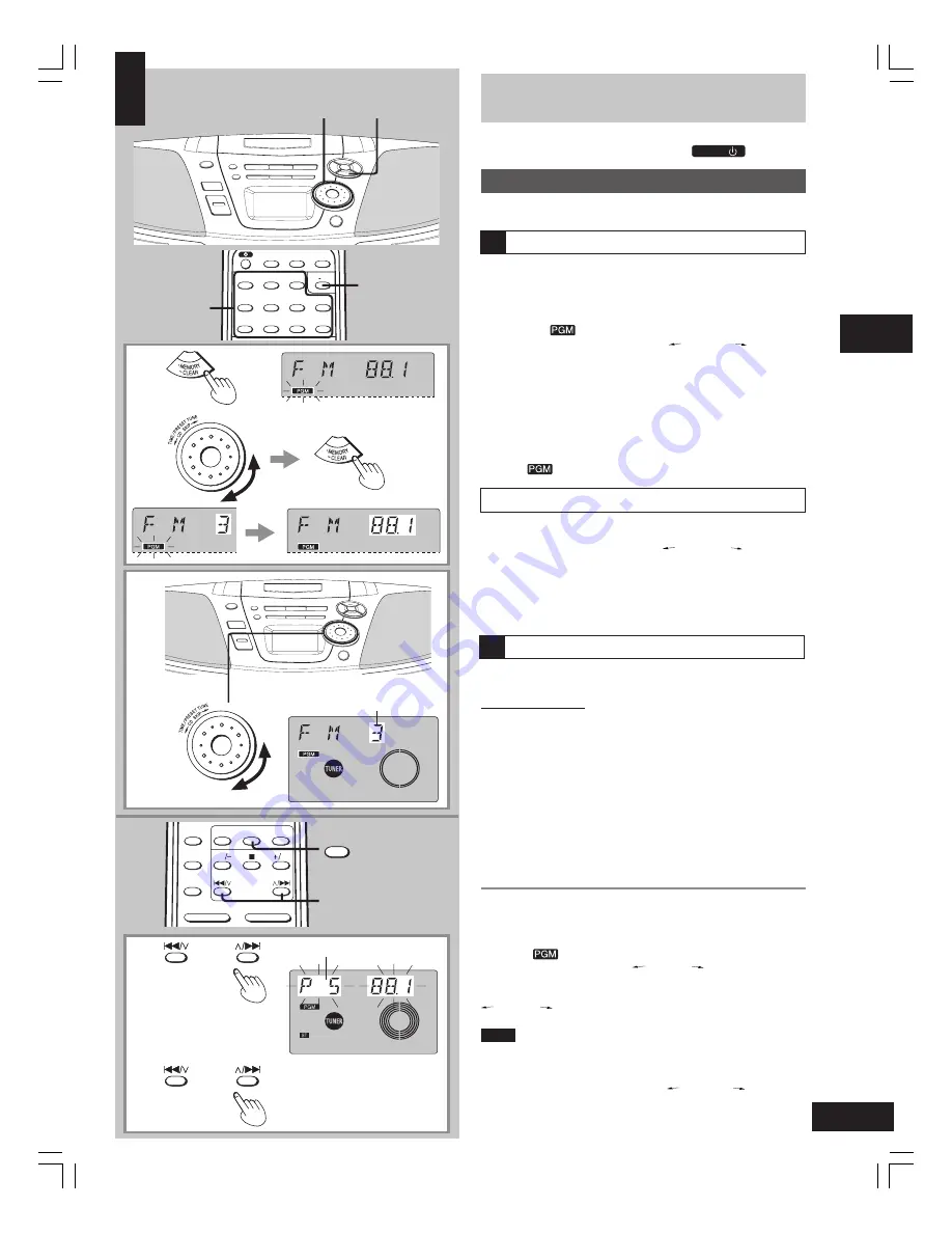 Panasonic RX-ES27 Operating Instructions Manual Download Page 9