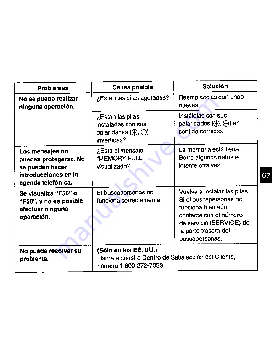 Panasonic RY-P1000 Operating Instructions Manual Download Page 67