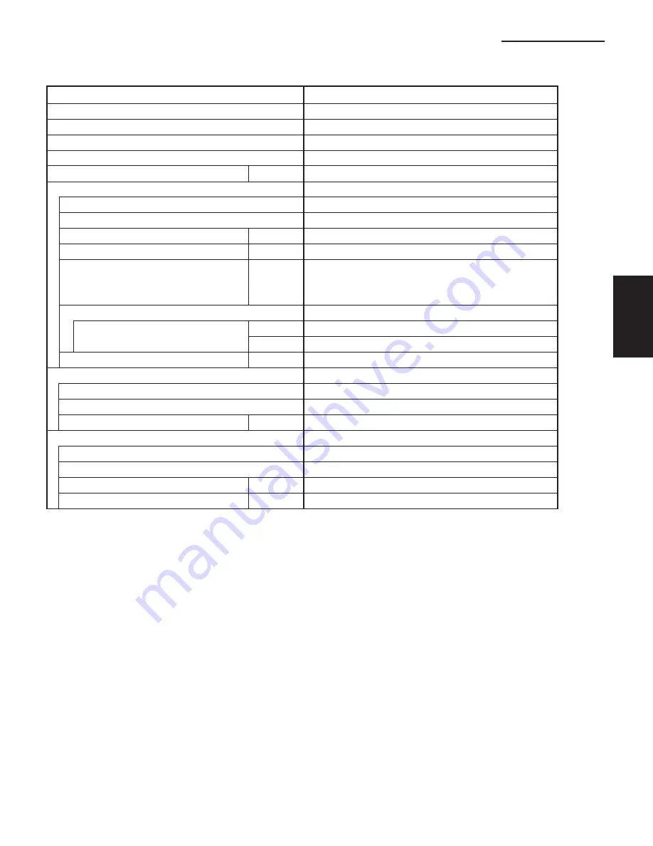 Panasonic : S-26PU1U6 Technical Data & Service Manual Download Page 39