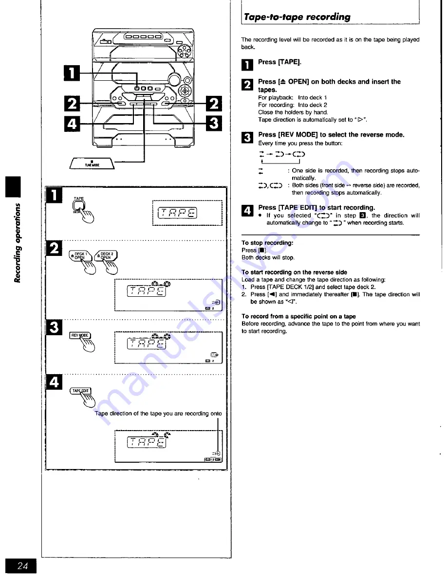 Panasonic SA-AK17 Operating Instructions Manual Download Page 24