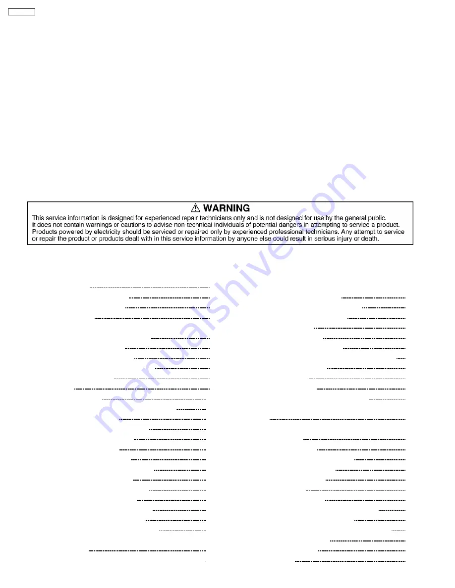 Panasonic SA-AK633P Service Manual Download Page 2