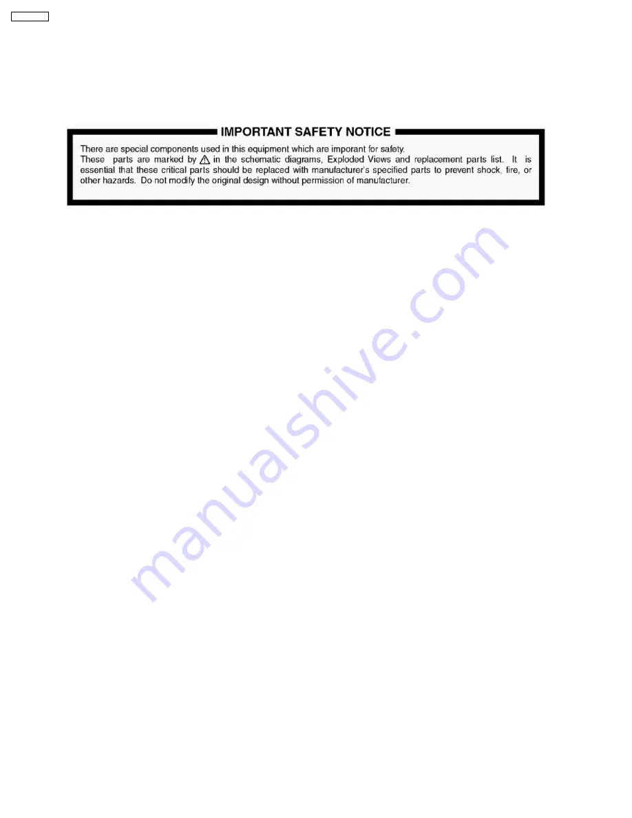 Panasonic SA-AK633P Service Manual Download Page 6