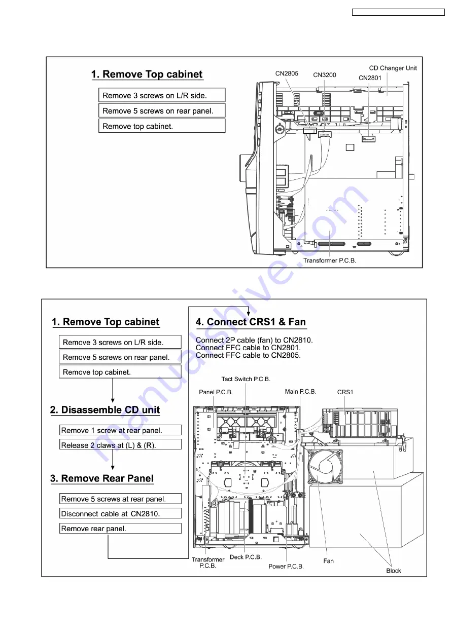 Panasonic SA-AK750E Service Manual Download Page 45