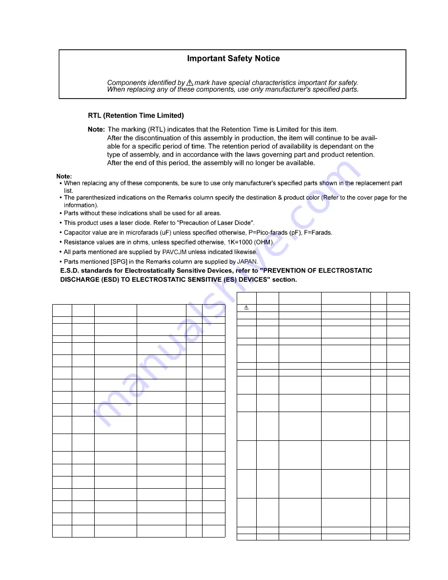 Panasonic SA-AKX600 Service Manual Download Page 67