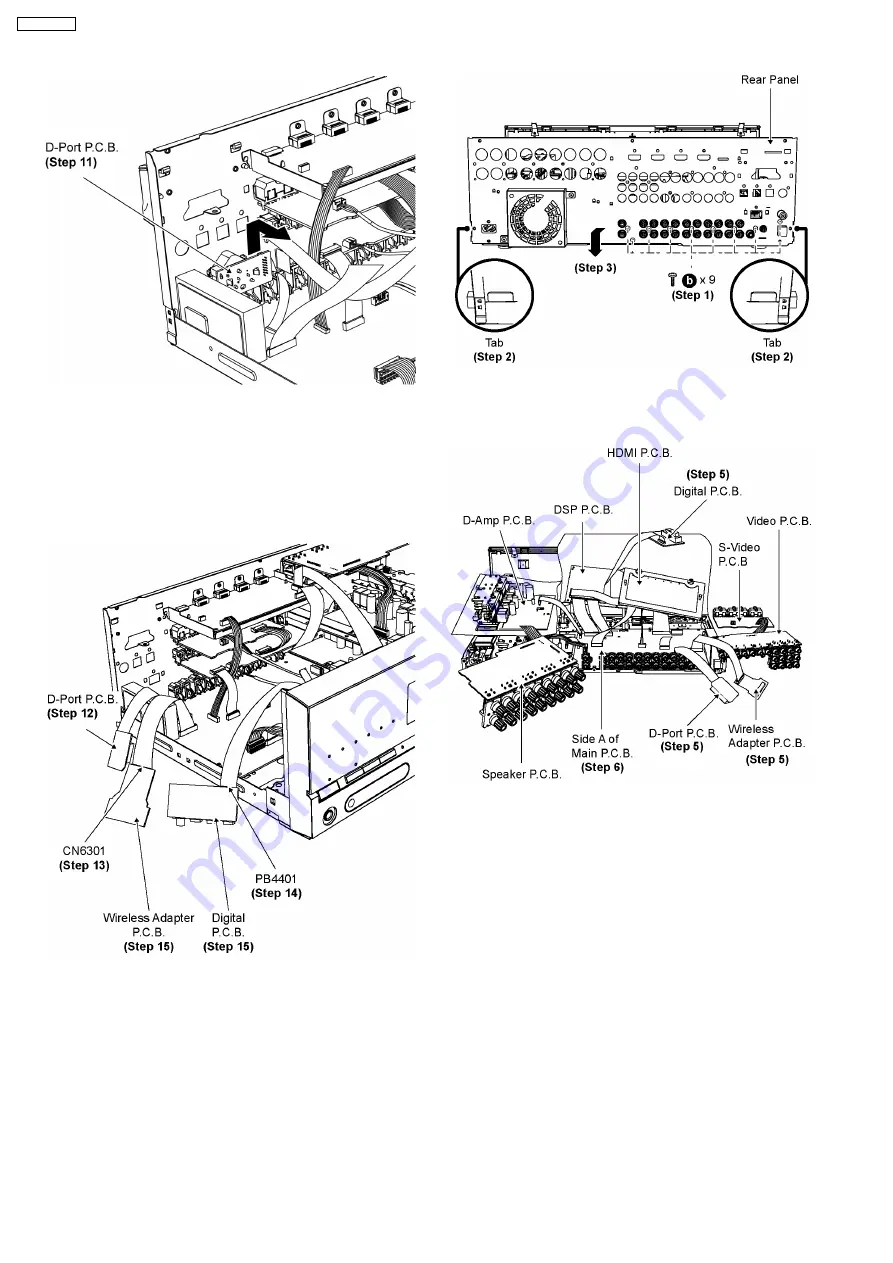 Panasonic SA-BX500PP Service Manual Download Page 44