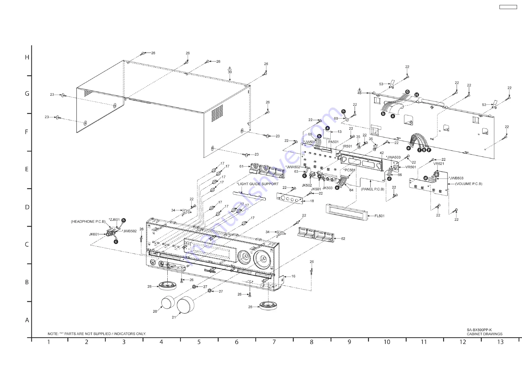 Panasonic SA-BX500PP Service Manual Download Page 137