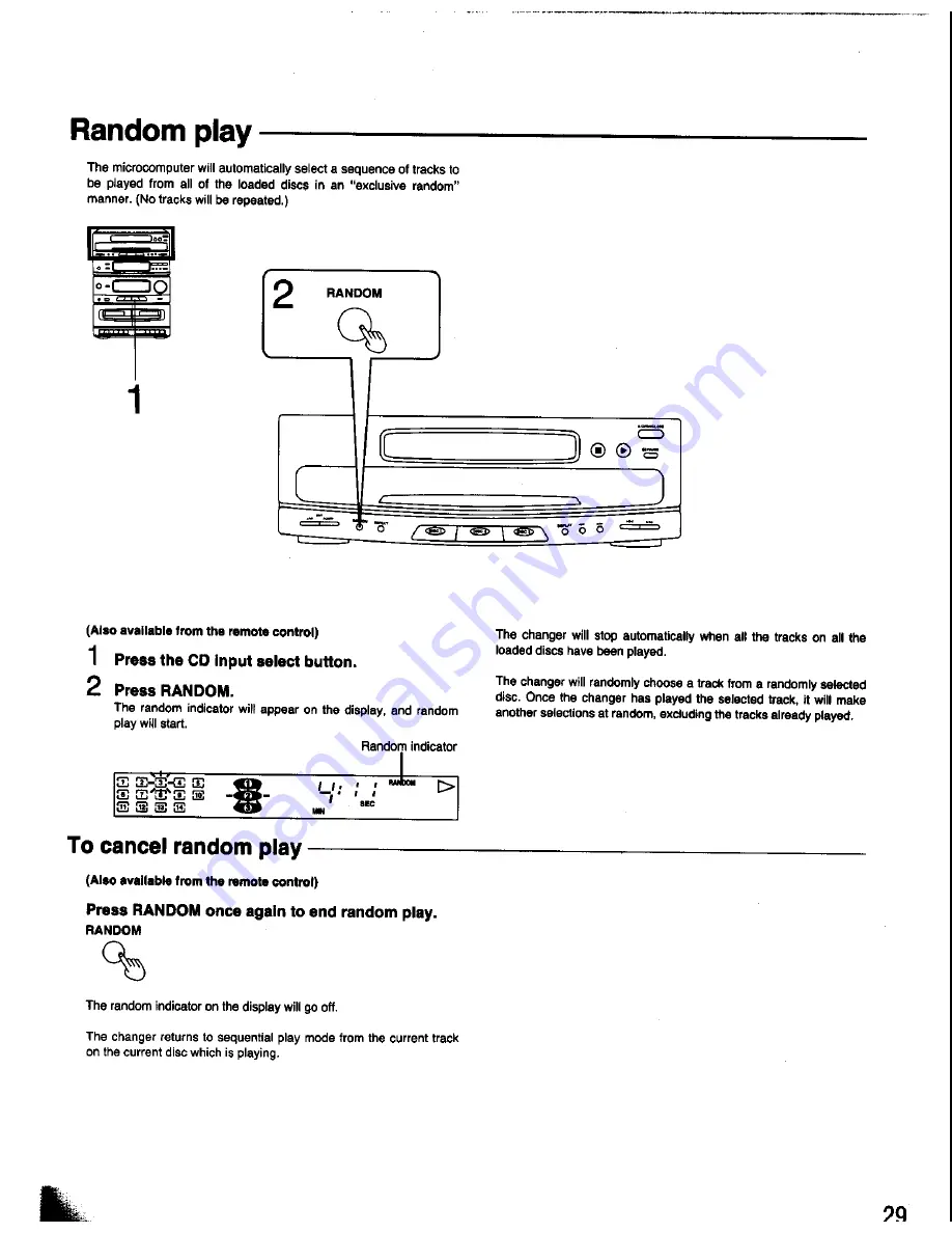 Panasonic SA-CH60 Operating Instructions Manual Download Page 29