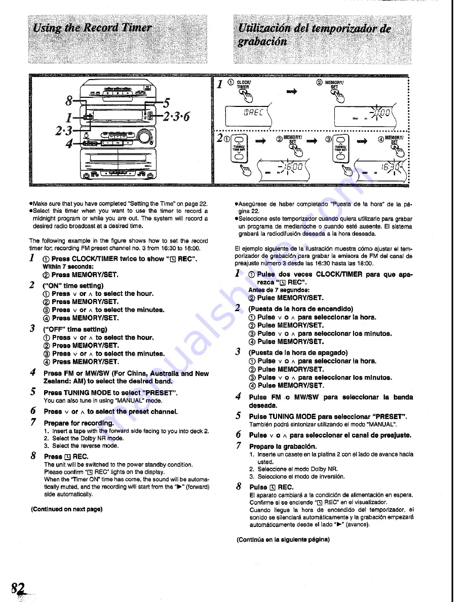 Panasonic SA-CH72 Operating Instructions Manual Download Page 69