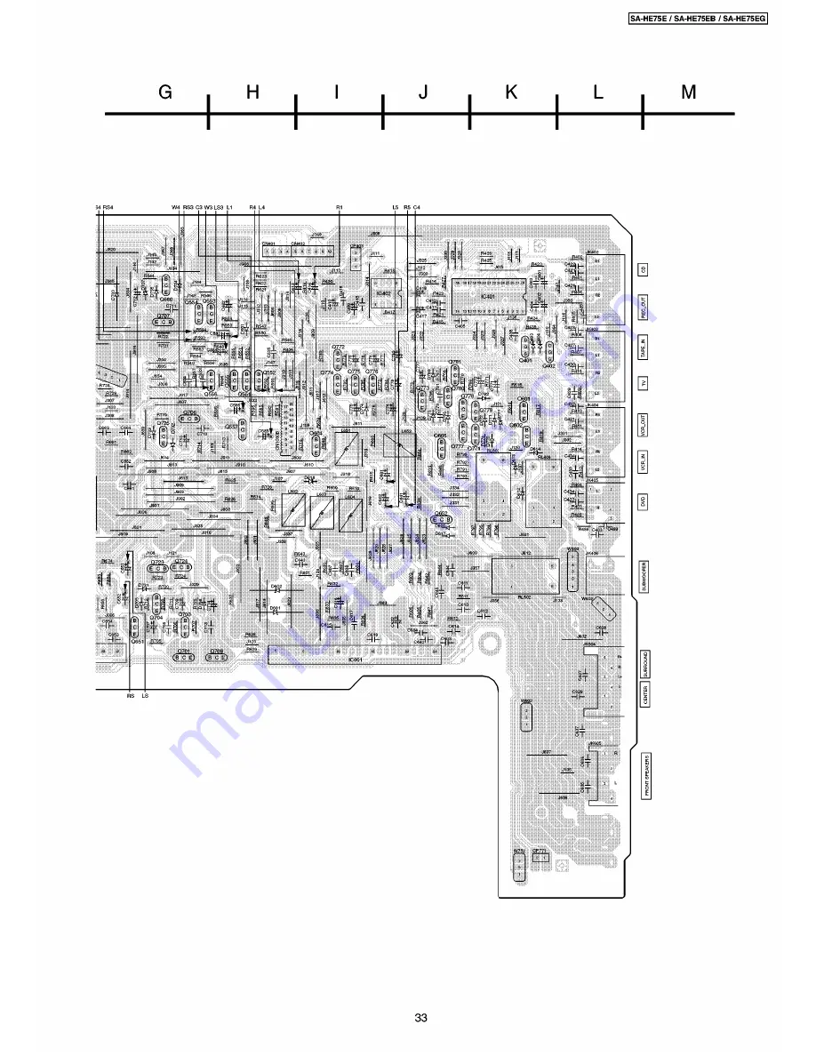 Panasonic SA-HE75E Service Manual Download Page 33