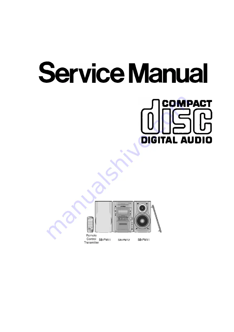 Panasonic SA-PM12P Service Manual Download Page 1