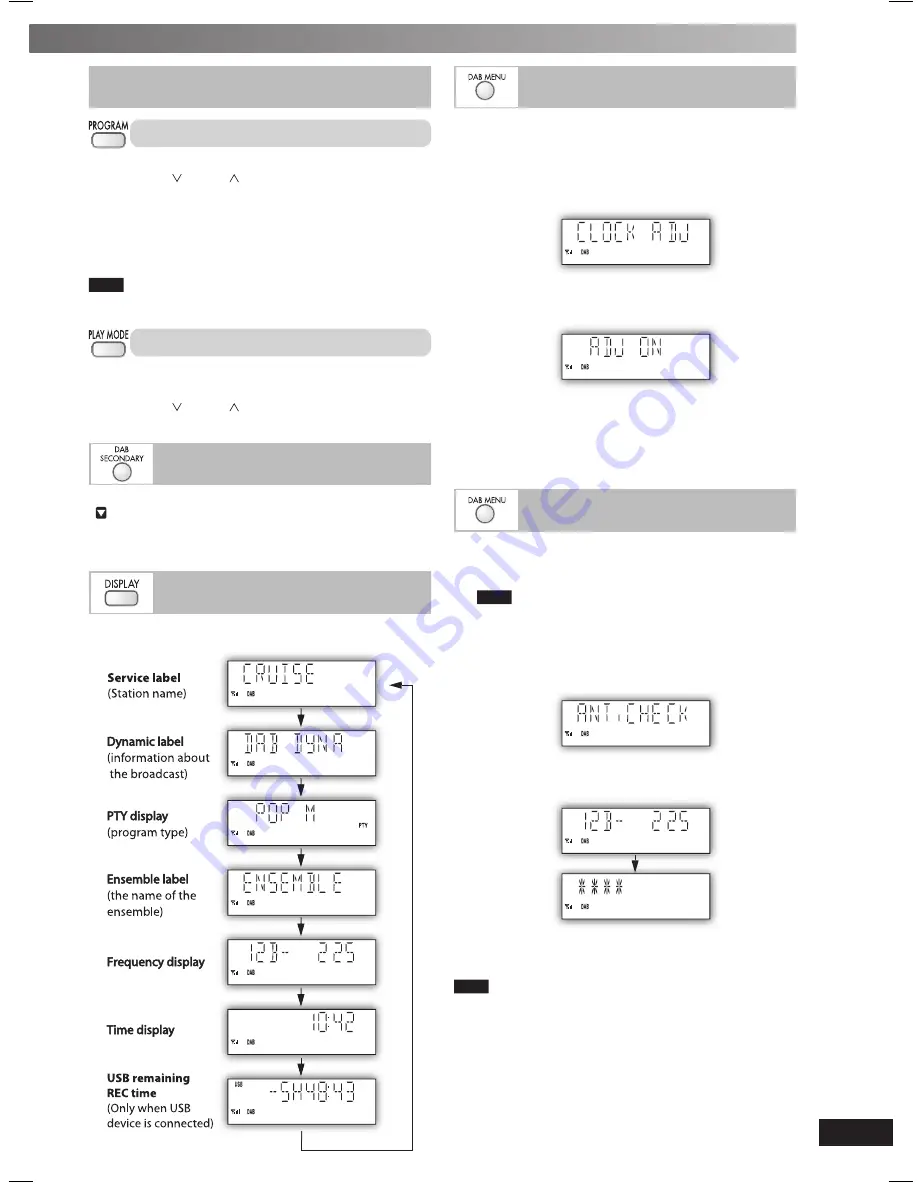 Panasonic SA-PMX3DB Operating Instructions Manual Download Page 11