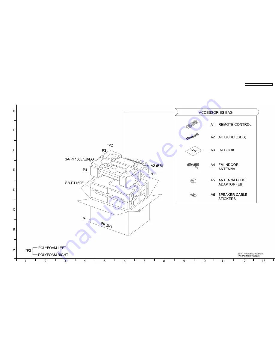 Panasonic SA-PT160E Service Manual Download Page 93