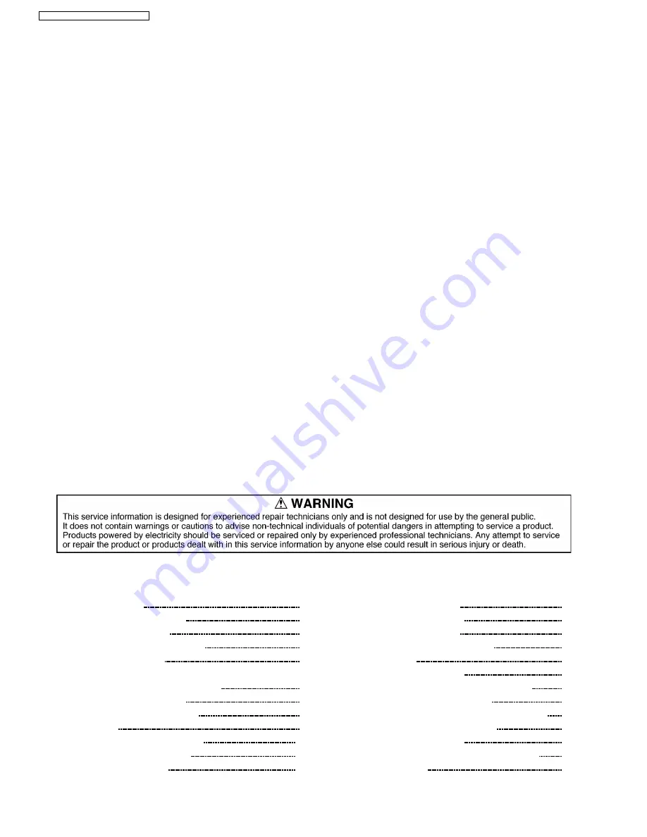 Panasonic SA-XR57E Service Manual Download Page 2