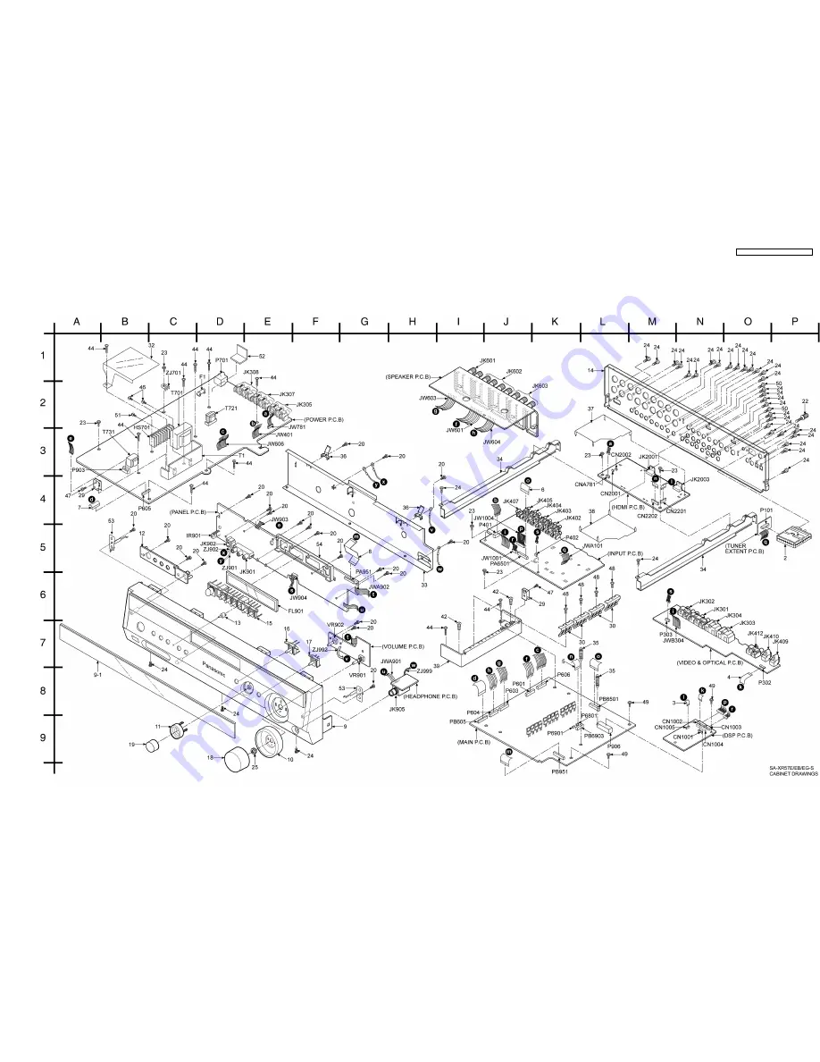 Panasonic SA-XR57E Service Manual Download Page 111