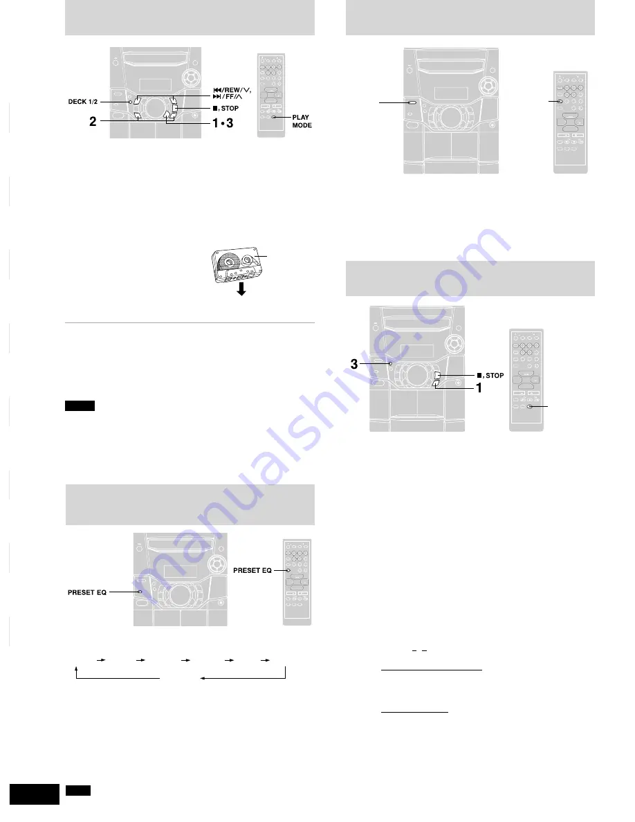 Panasonic SAAK110 - MINI HES W/CD PLAYER Operating Instructions Manual Download Page 10