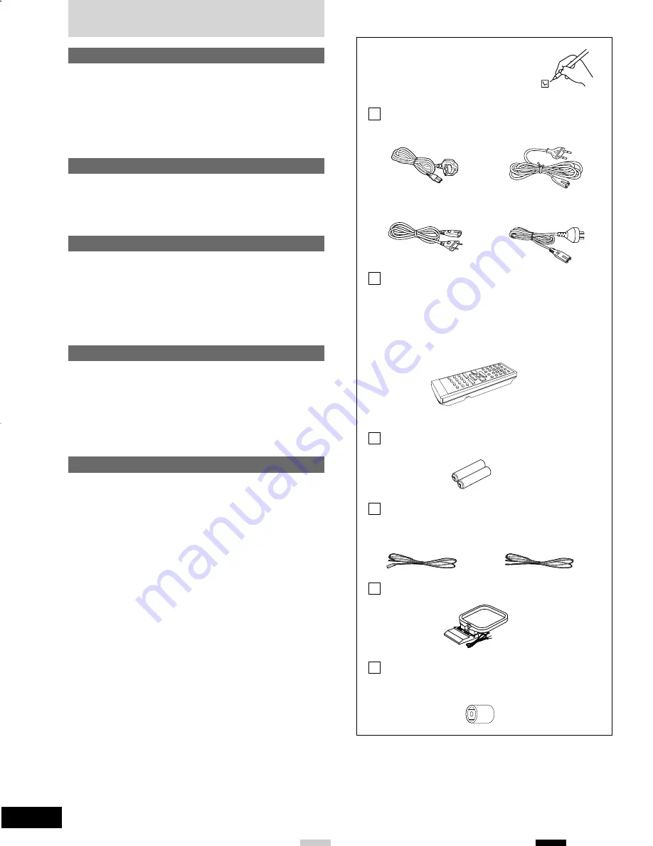 Panasonic SAAK410 - MINI HES W/CD PLAYER Operating Instructions Manual Download Page 4