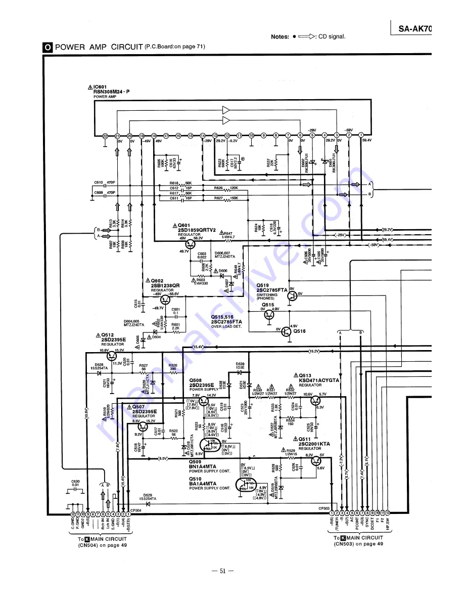 Panasonic SAAK70 - MINI HES W/CD-P Service Manual Download Page 17