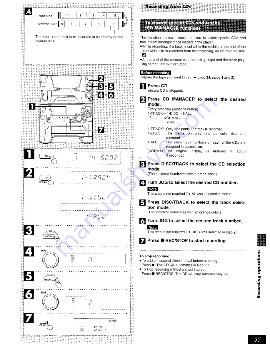 Panasonic SAAK75 - MINI HES W/CD-P Скачать руководство пользователя страница 35