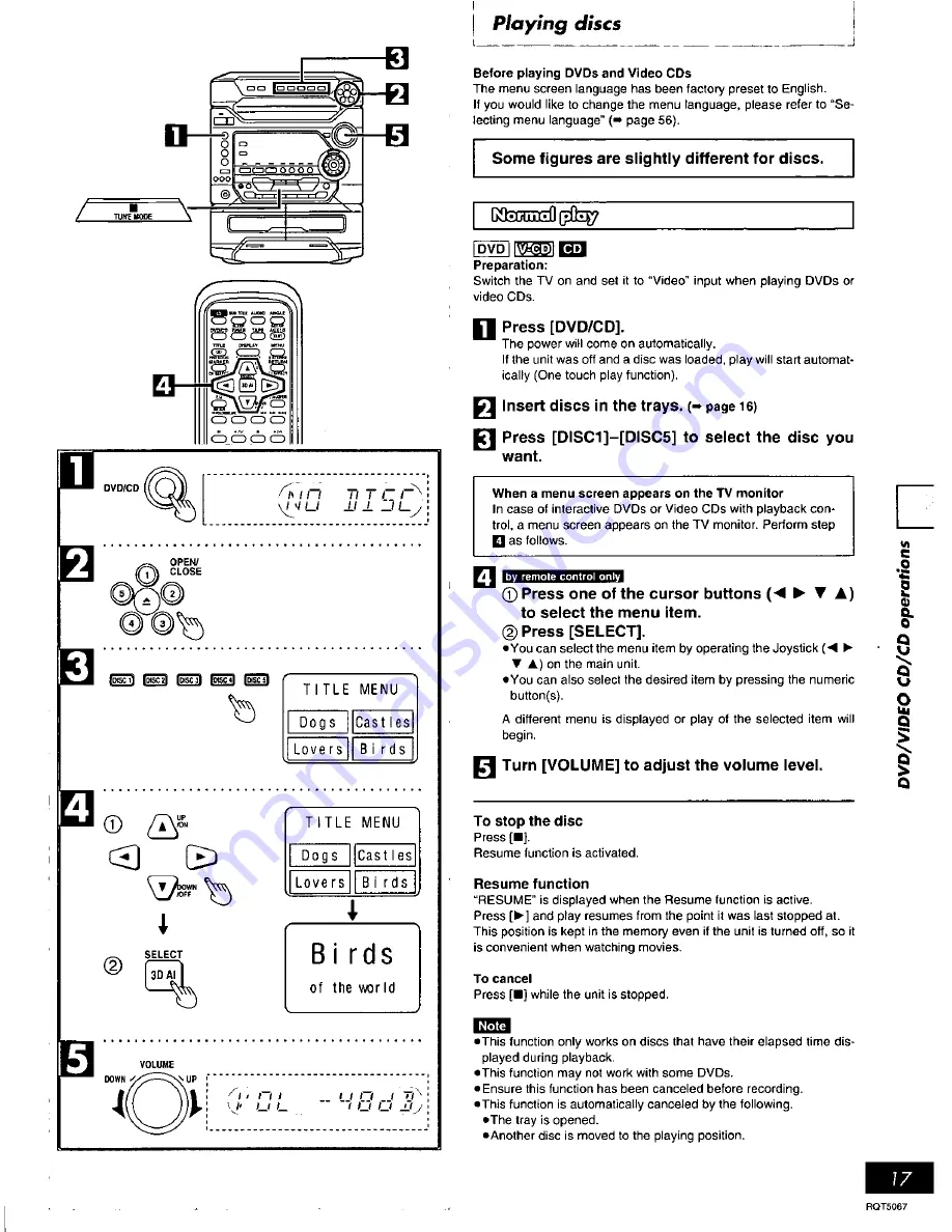 Panasonic SADK1 - MINI HES W/CD Скачать руководство пользователя страница 17