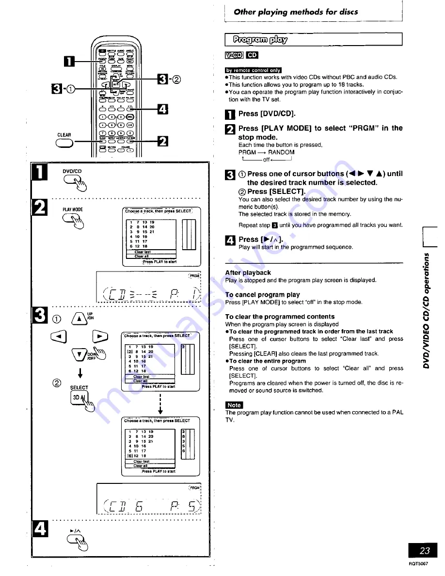 Panasonic SADK1 - MINI HES W/CD Скачать руководство пользователя страница 23