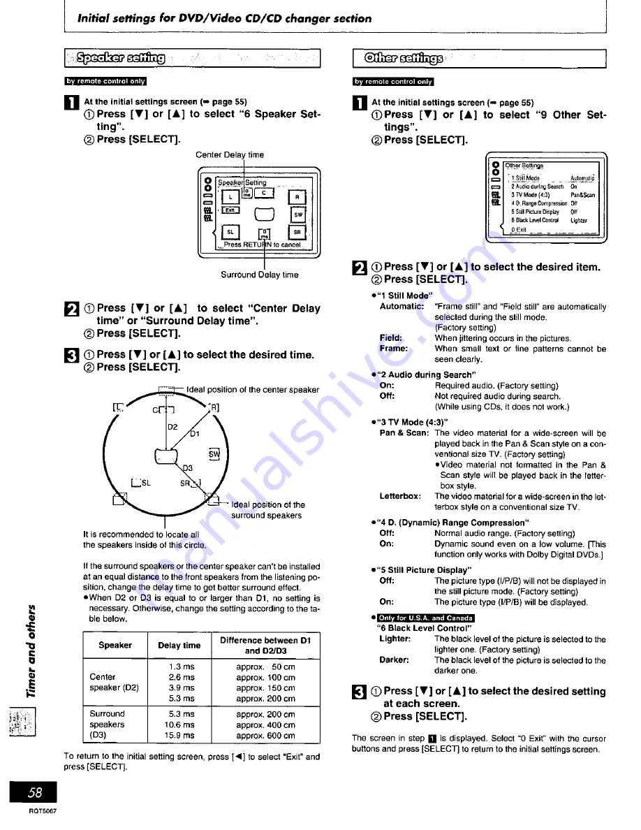 Panasonic SADK1 - MINI HES W/CD Скачать руководство пользователя страница 58