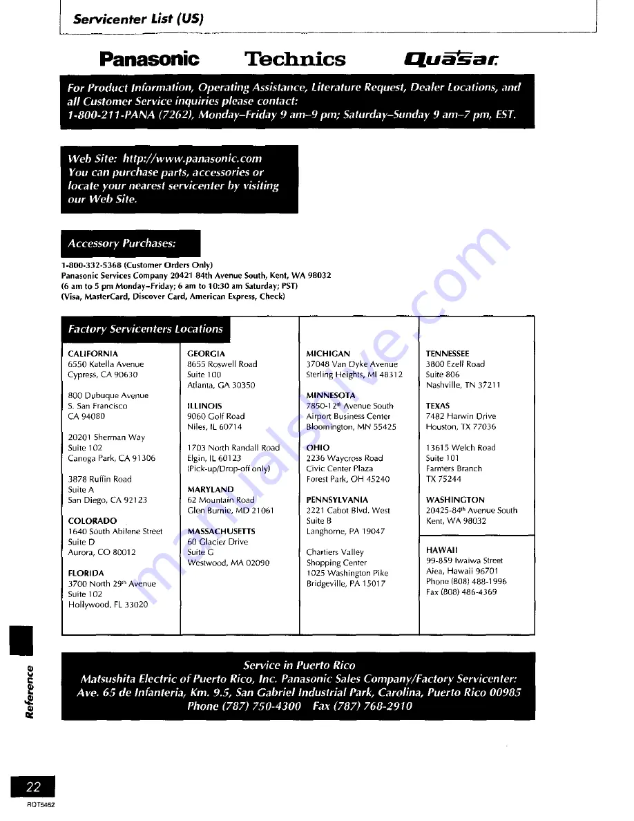 Panasonic SAPM03 - MINI HES W/CD PLAYER Operating Instructions Manual Download Page 22