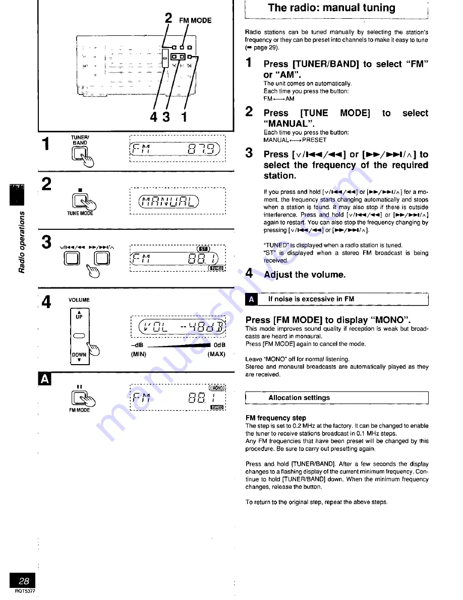 Panasonic SAPM08 - SINGLE DVD MINI SYST Скачать руководство пользователя страница 28