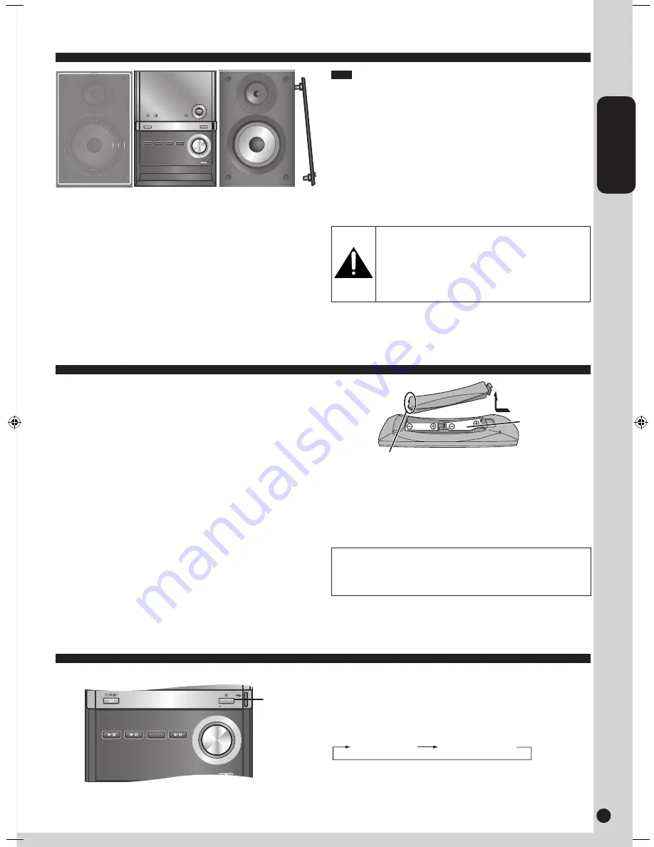 Panasonic SAPM38 - CD STEREO SYSTEM Operating Instructions Manual Download Page 5