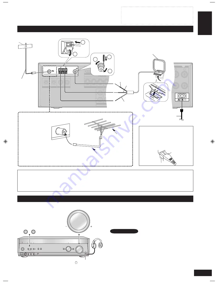 Panasonic SAXR58 - DIGITAL A/V RECEIVER Скачать руководство пользователя страница 11