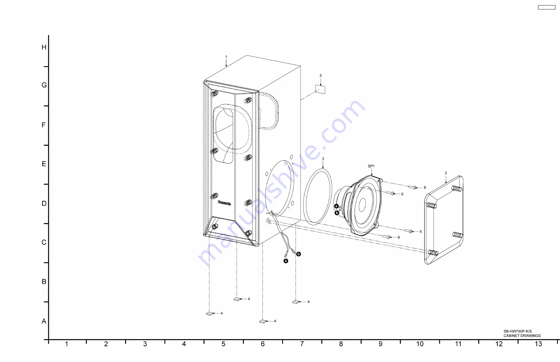 Panasonic SB-HW750P Service Manual Download Page 9