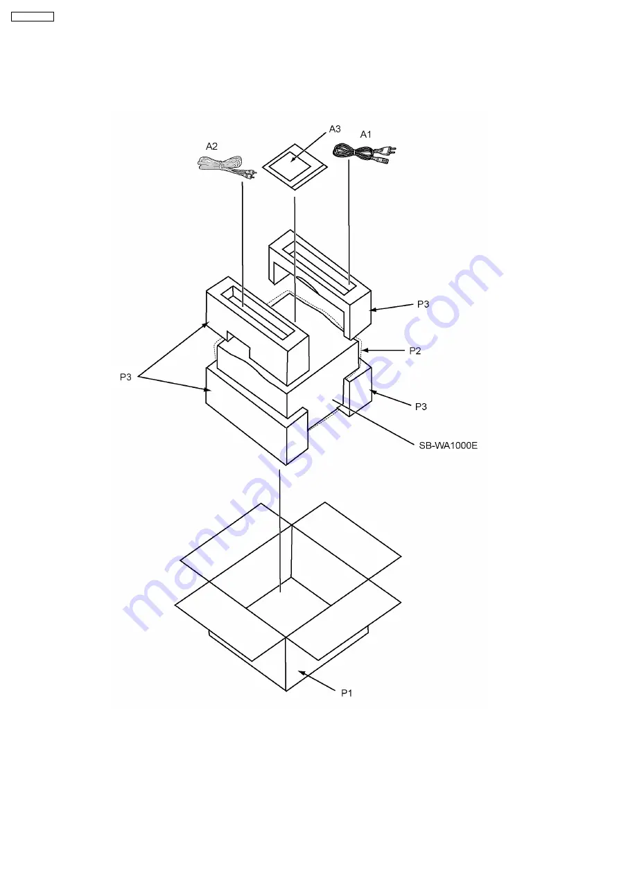 Panasonic SB-WA1000E Service Manual Download Page 38