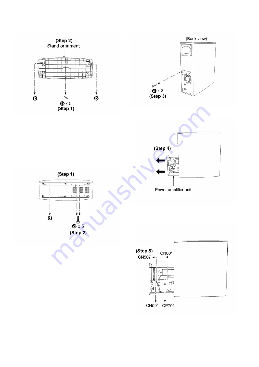 Panasonic SB-WA101E Service Manual Download Page 10