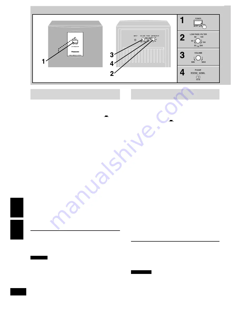 Panasonic SB-WA50 Operating Instructions Manual Download Page 28