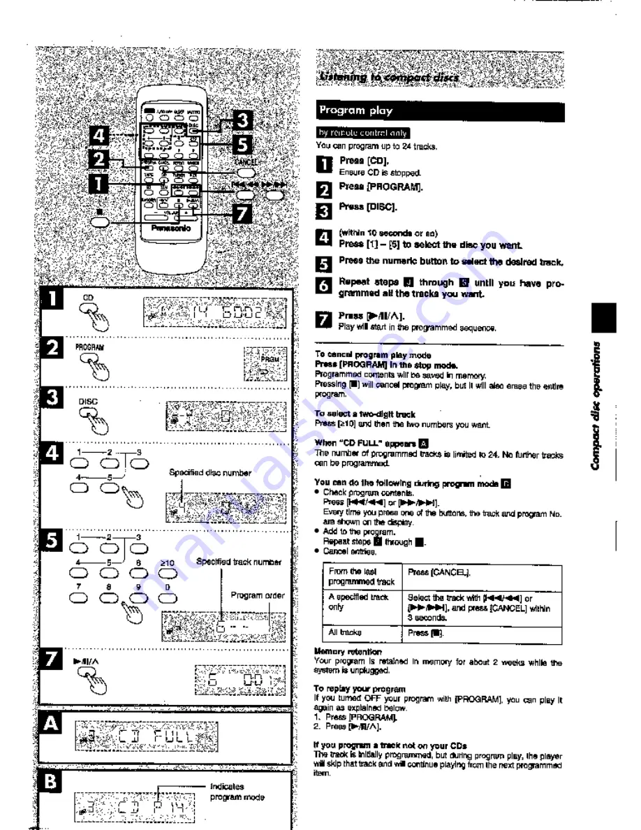 Panasonic SC-AK18 Operating Manual Download Page 17