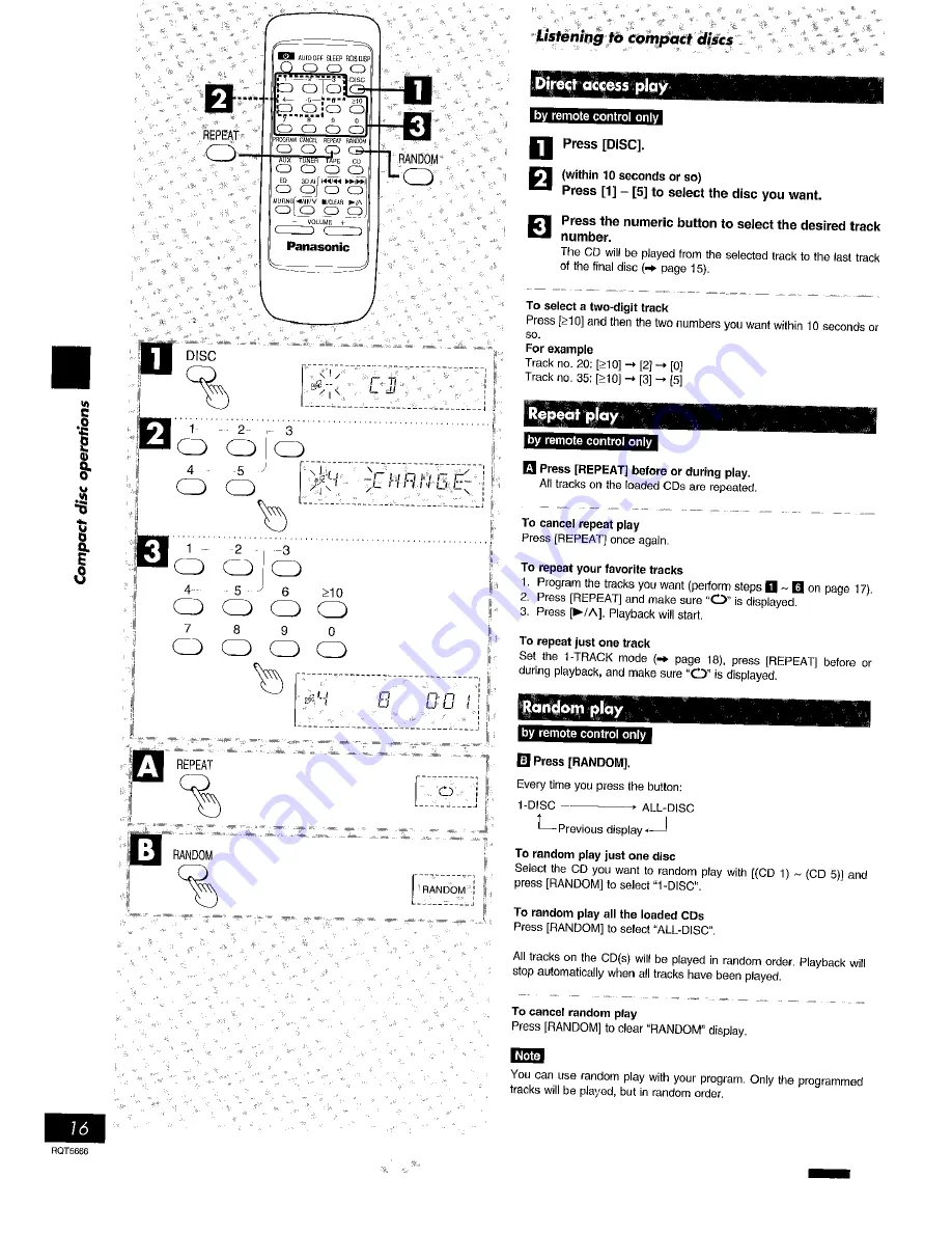 Panasonic SC- AK42 Скачать руководство пользователя страница 16