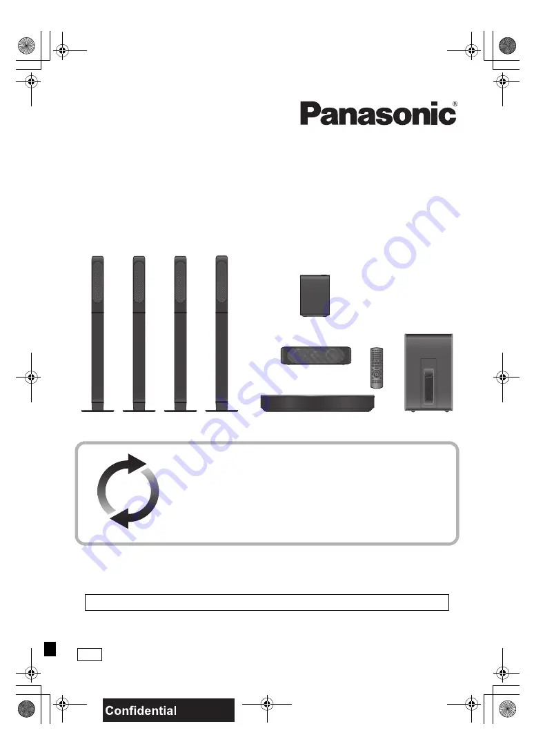 Panasonic SC-BTT505 Скачать руководство пользователя страница 1