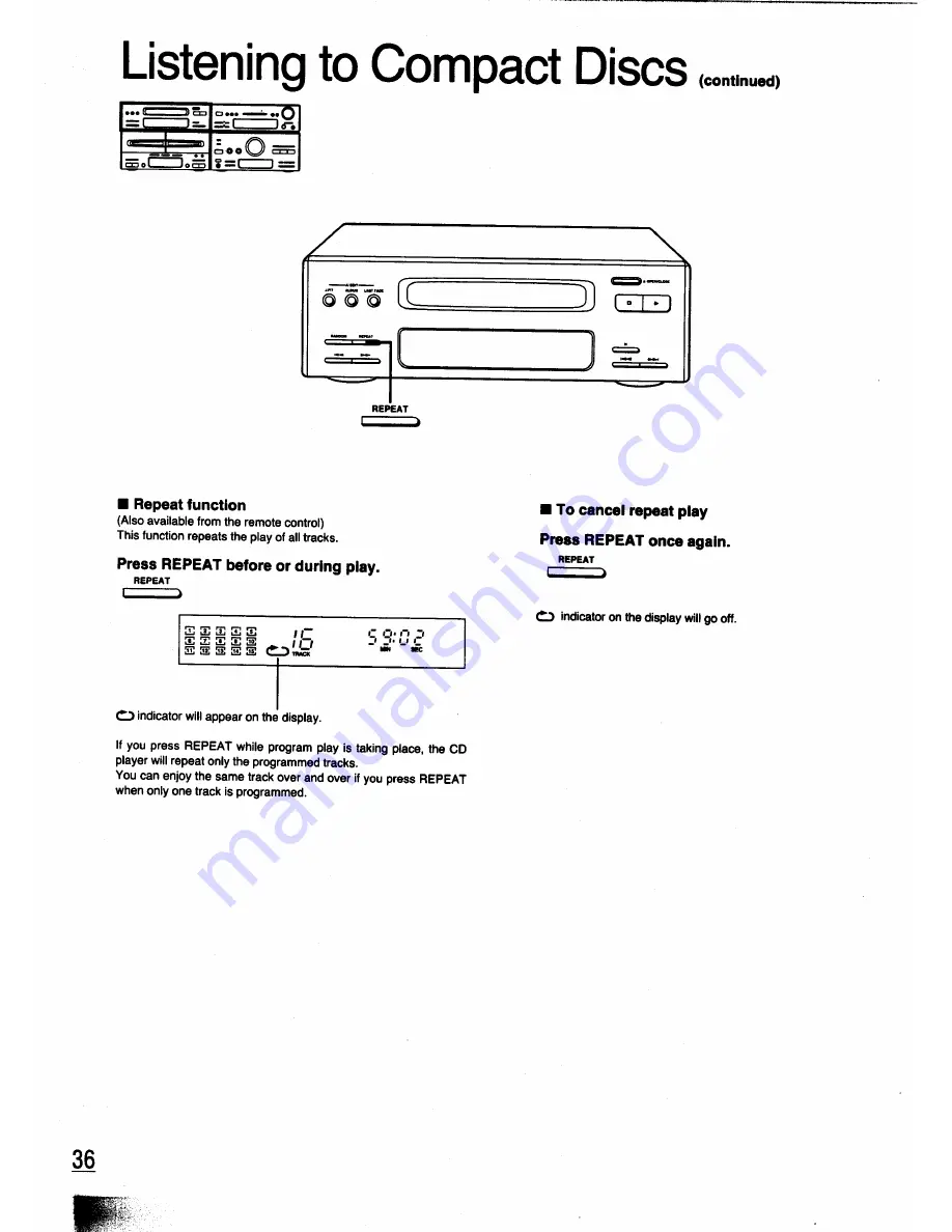 Panasonic SC-CH750 Operating Instructions Manual Download Page 36