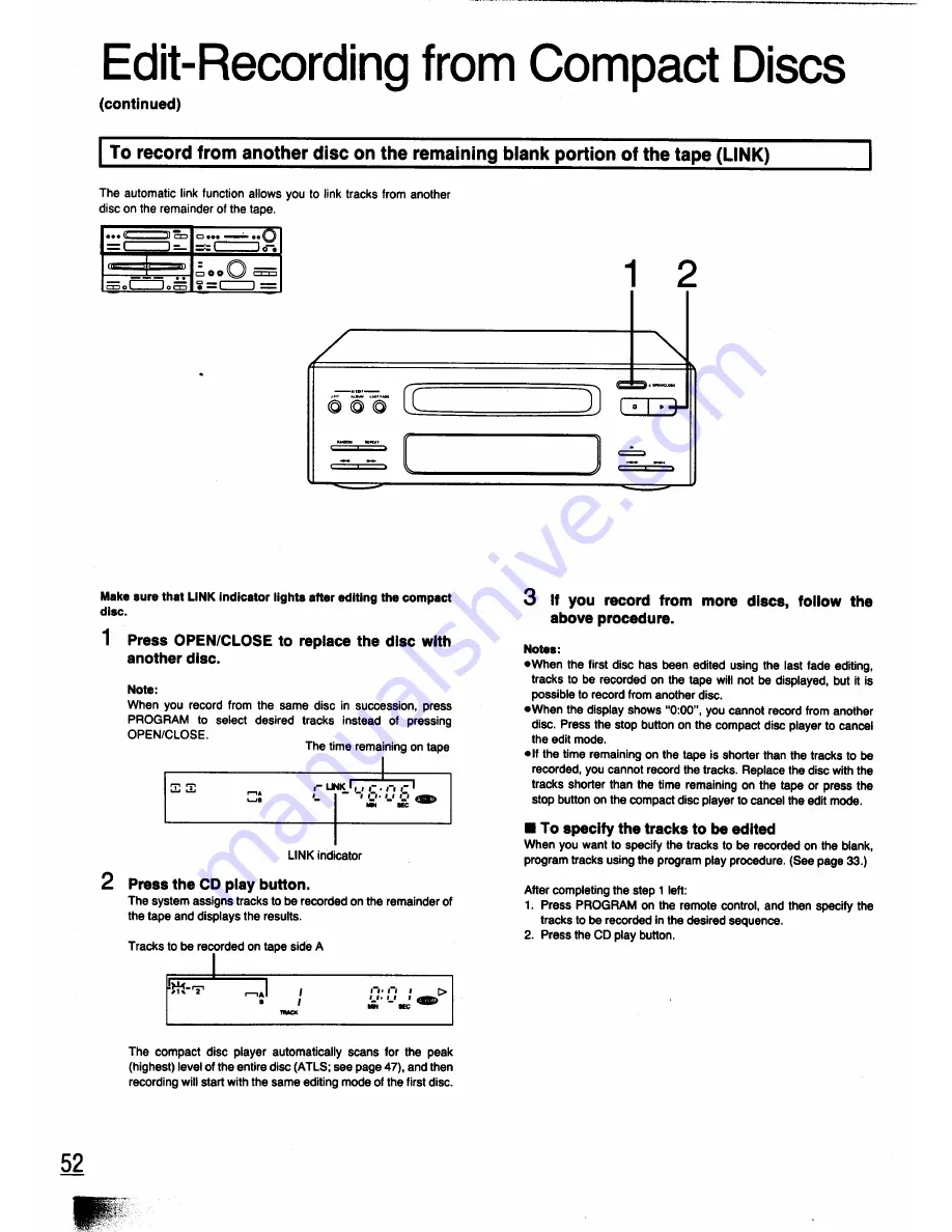 Panasonic SC-CH750 Operating Instructions Manual Download Page 52