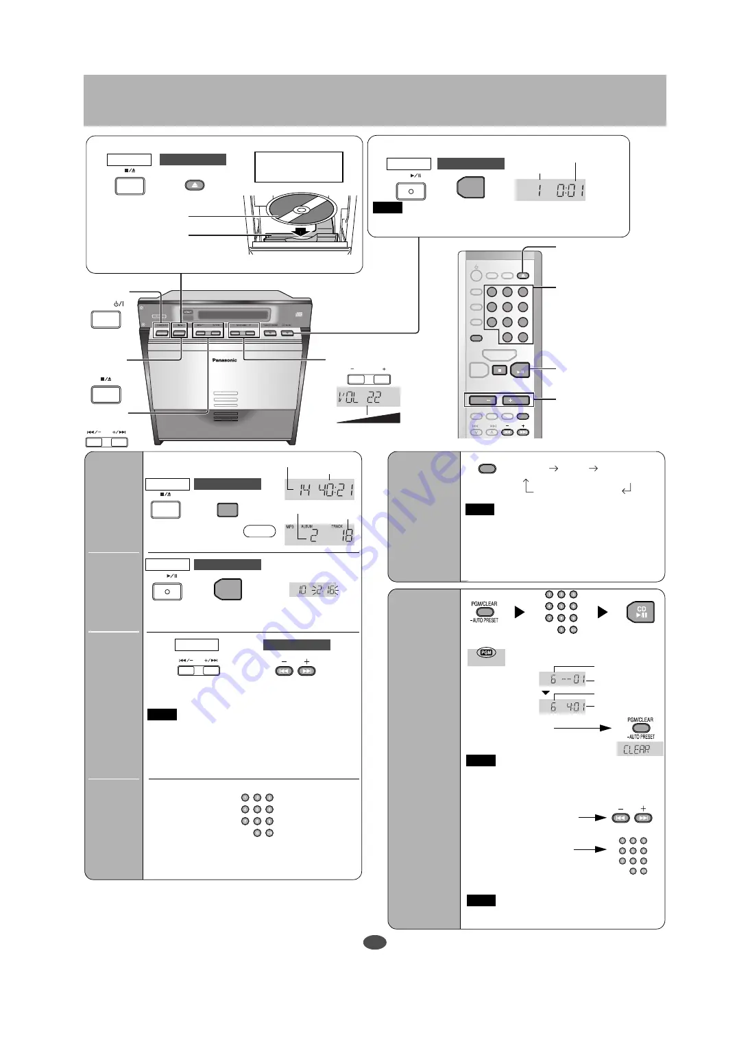 Panasonic SC-EN17 Operating Instructions Manual Download Page 3