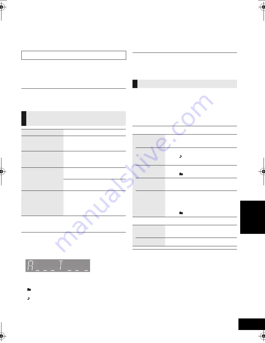 Panasonic SC-HC18 Operating Instructions Manual Download Page 63