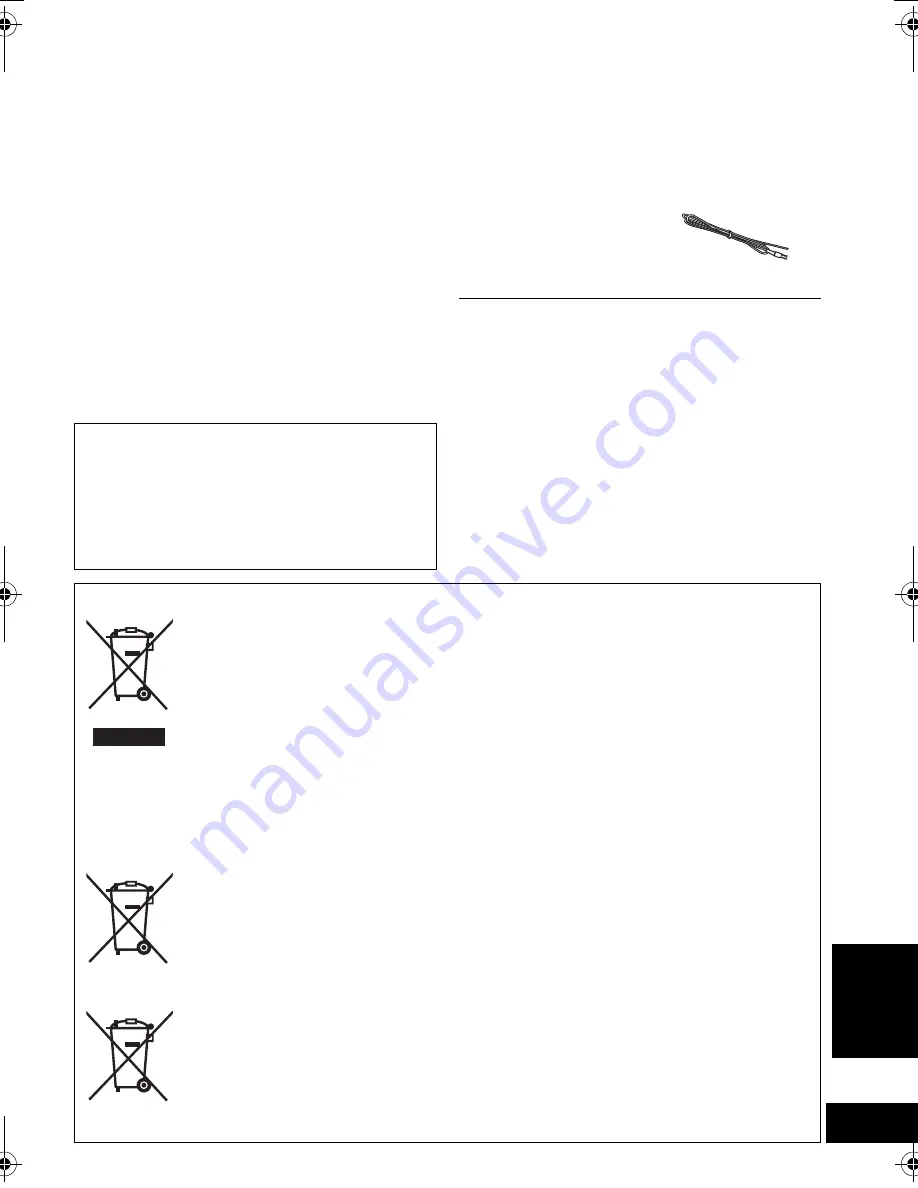 Panasonic SC-HC18 Operating Instructions Manual Download Page 87