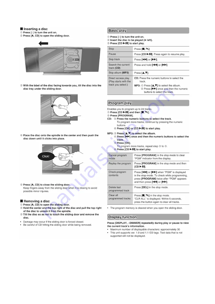 Panasonic SC-HC40PC Service Manual Download Page 14