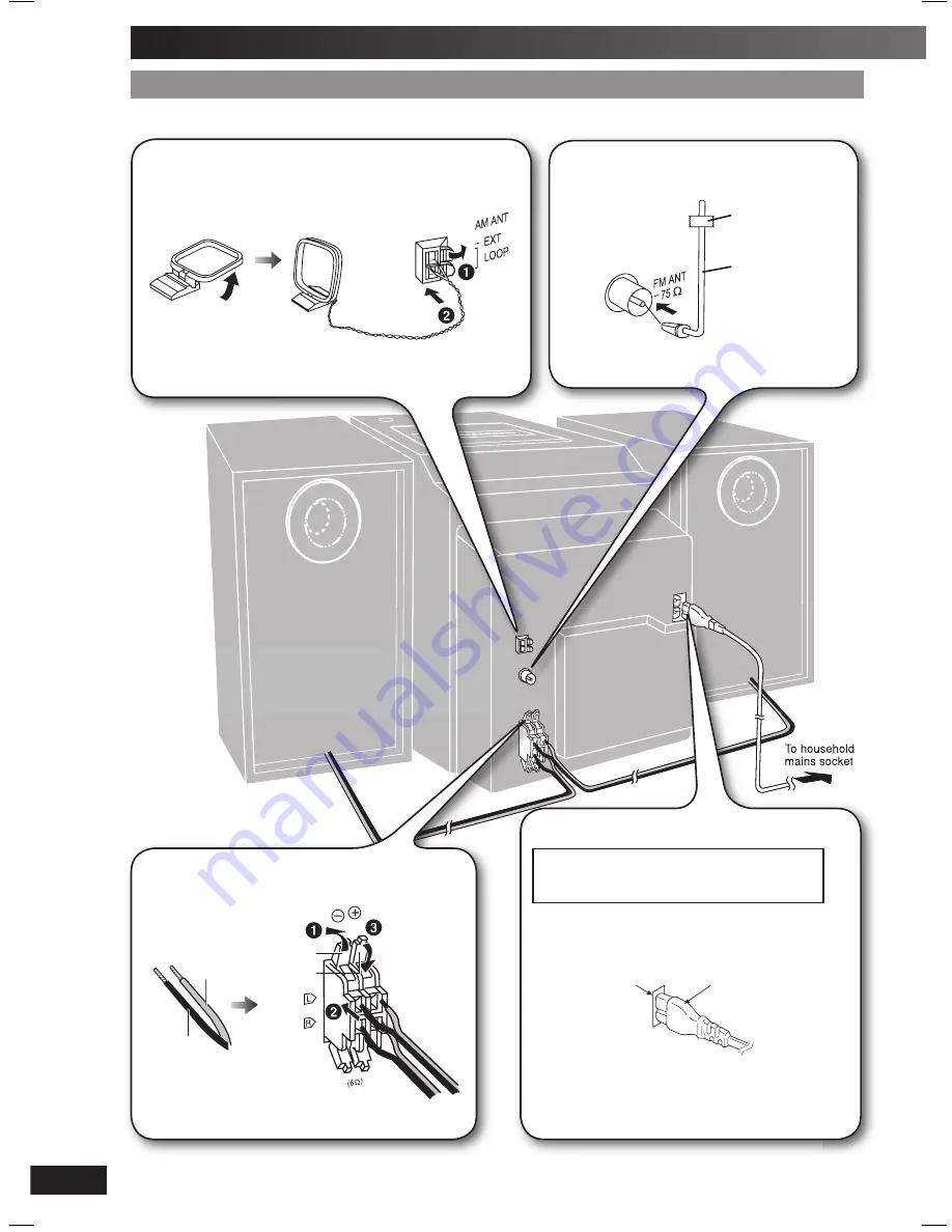 Panasonic SC-PM33 Operating Instructions Manual Download Page 4