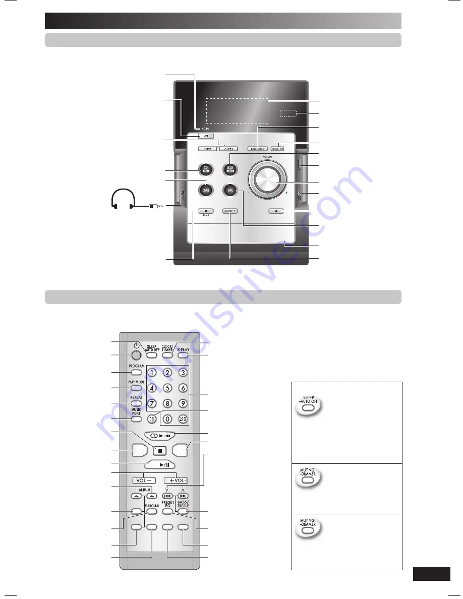 Panasonic SC-PM45DB Operating Instructions Manual Download Page 7