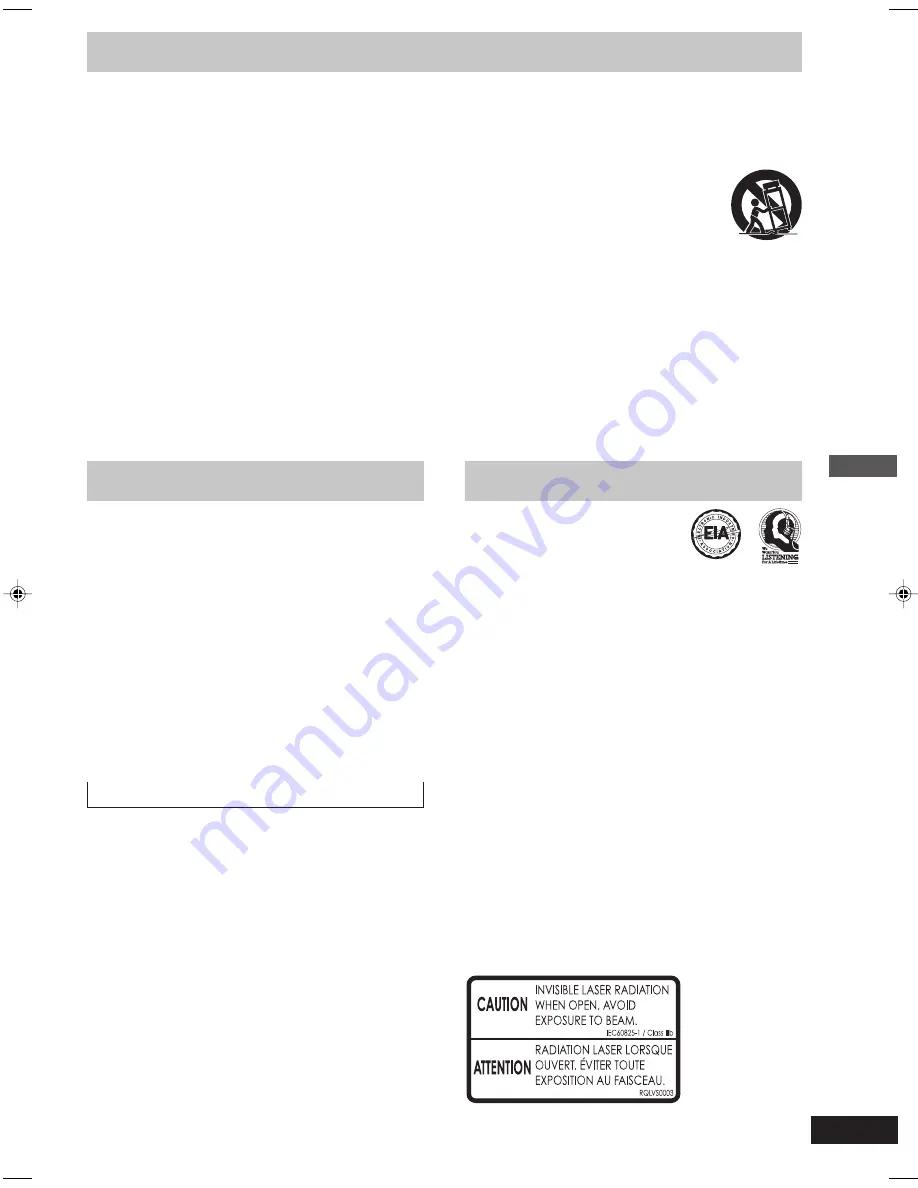 Panasonic SC-PM9 Operating Instructions Manual Download Page 3