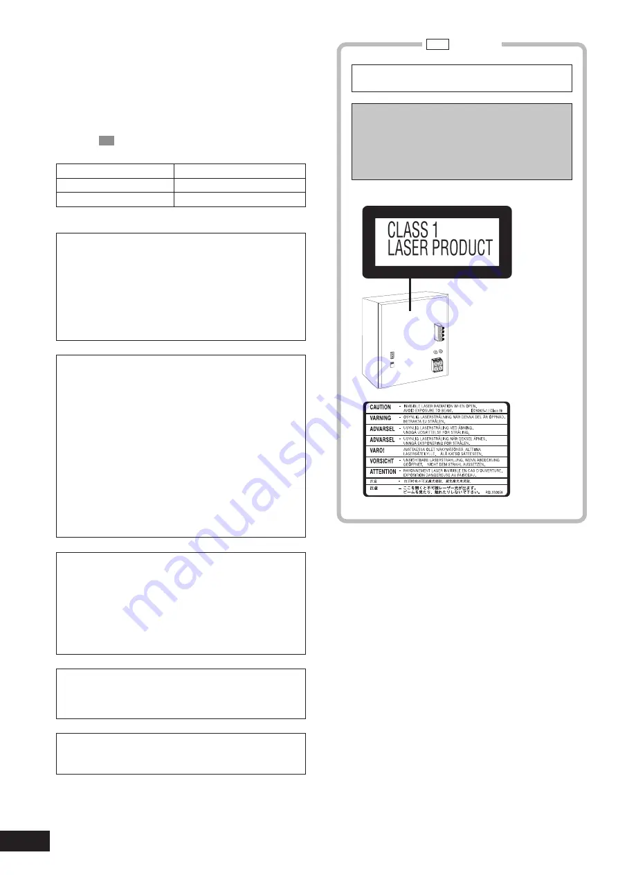 Panasonic SCAK230 - MINI HES W/CD PLAYER Operating Instructions Manual Download Page 2